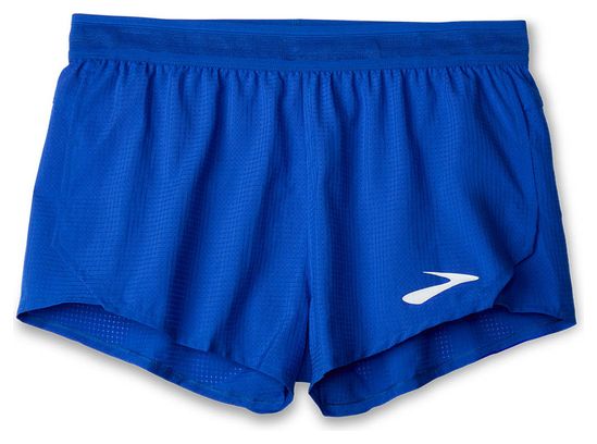 Short splité Brooks Elite 2in Bleu Femme