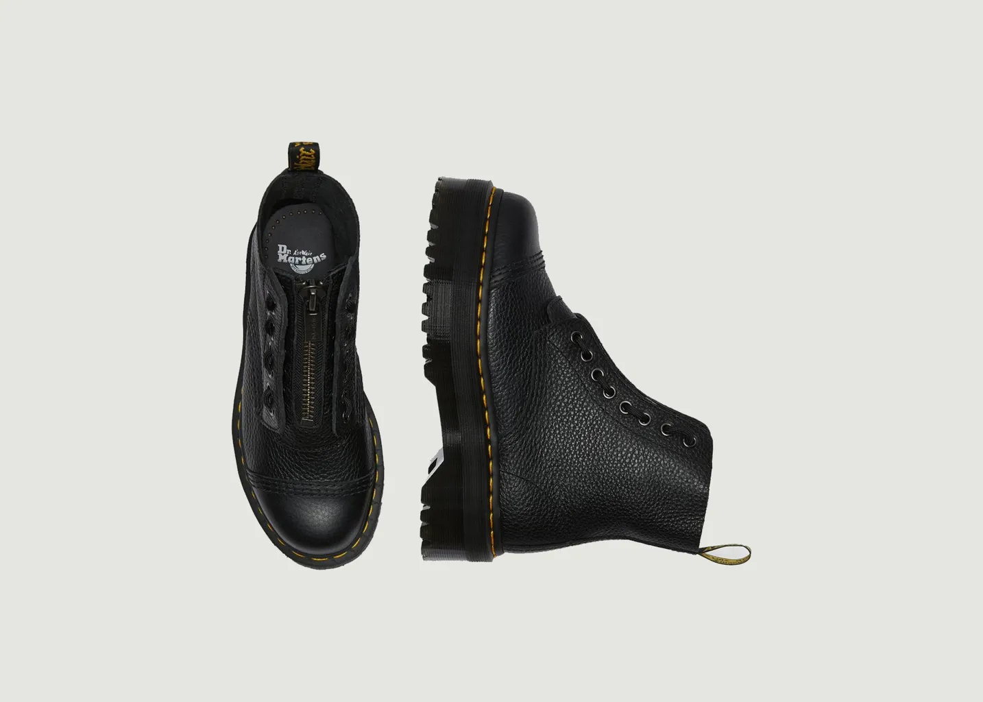 Bottines en cuir à plateforme Sinclair Dr. Martens