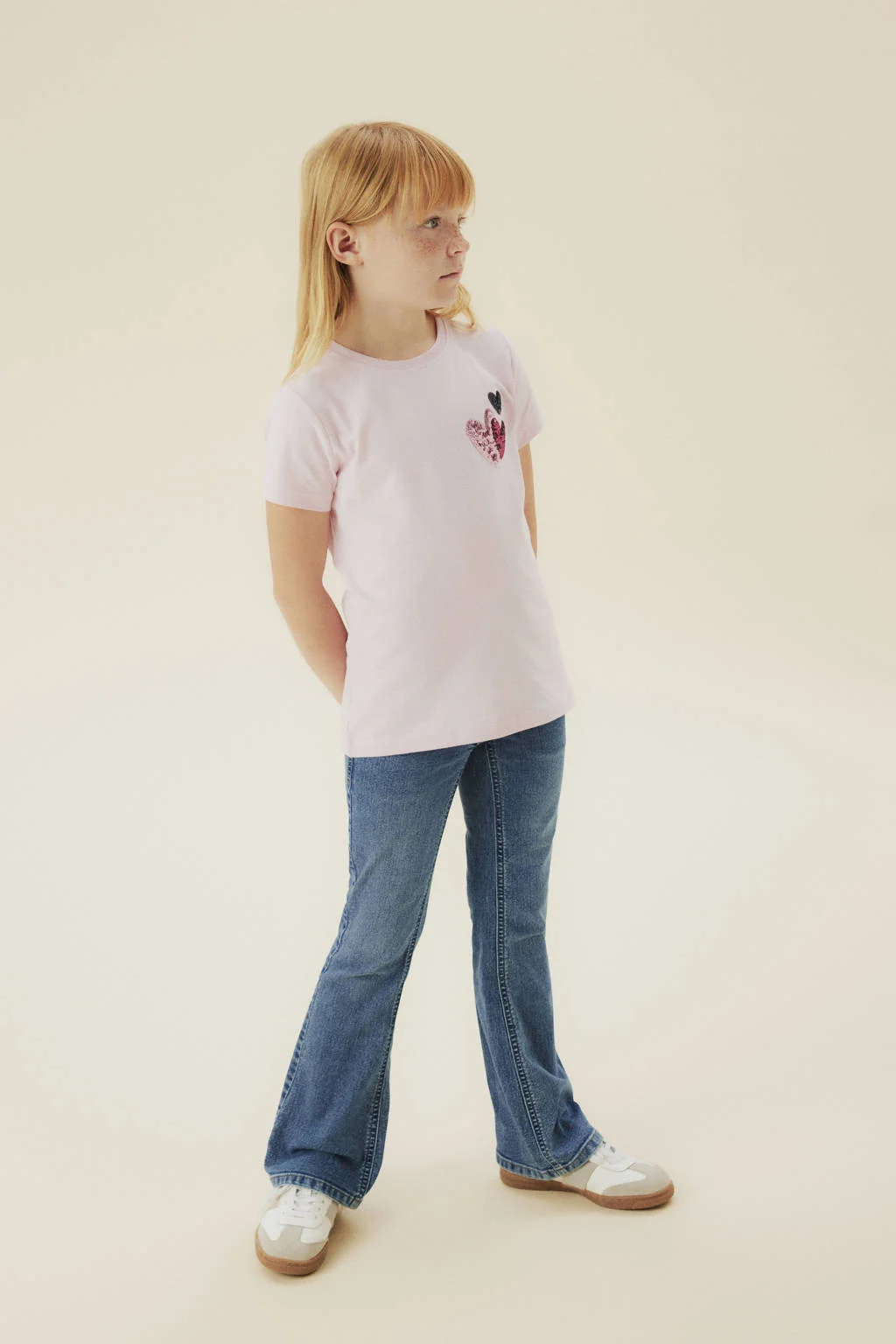 NAME IT KIDS bootcut jeans medium blue denim