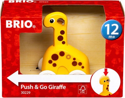 BRIO 30229 Push & Go Giraff