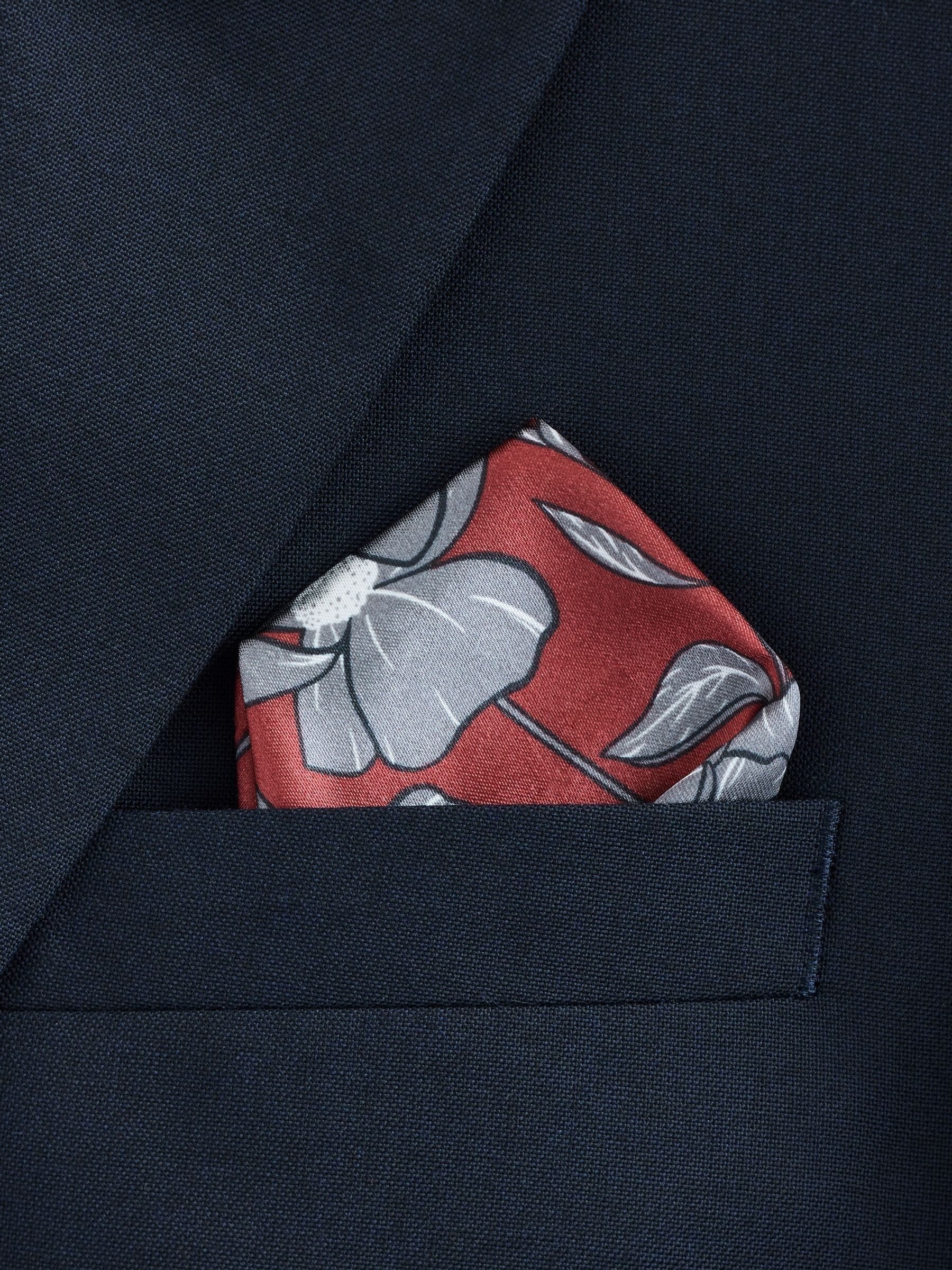Donkerblauw - Slim Fit - Kostuum met twee knopen: colbert