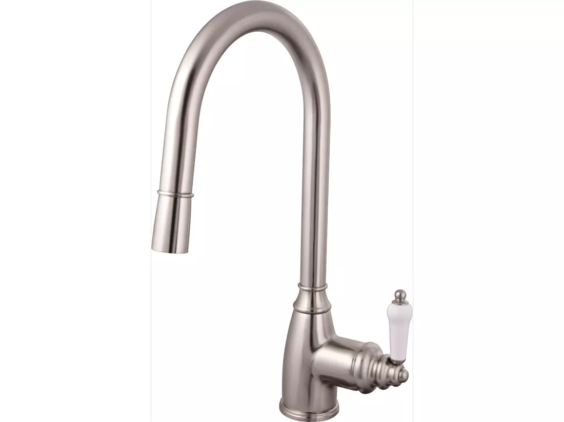 Ascott mitigeur évier à douchette extractible façon inox - Essebagno