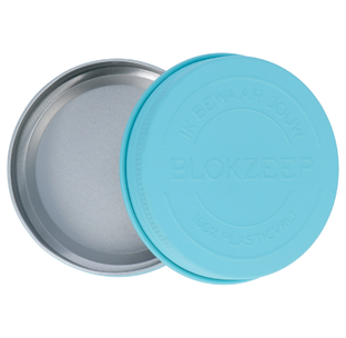blokzeep Aluminium Blikje Rond – voor shampoo, conditioner of face bar 1ST
