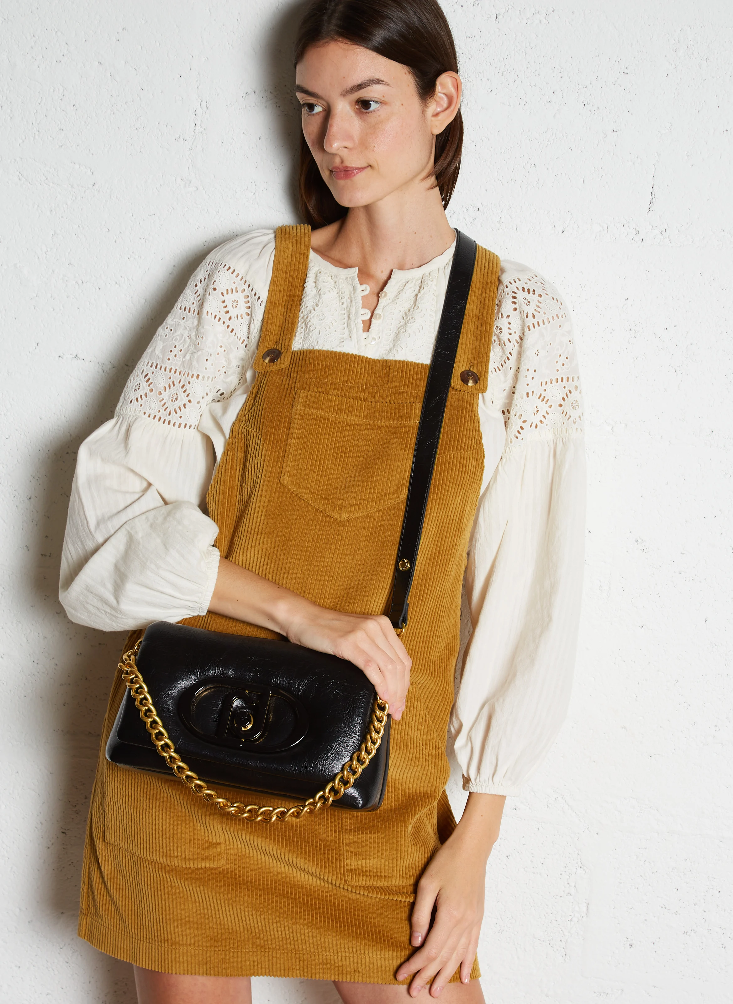 Sac effet cuir | Noir