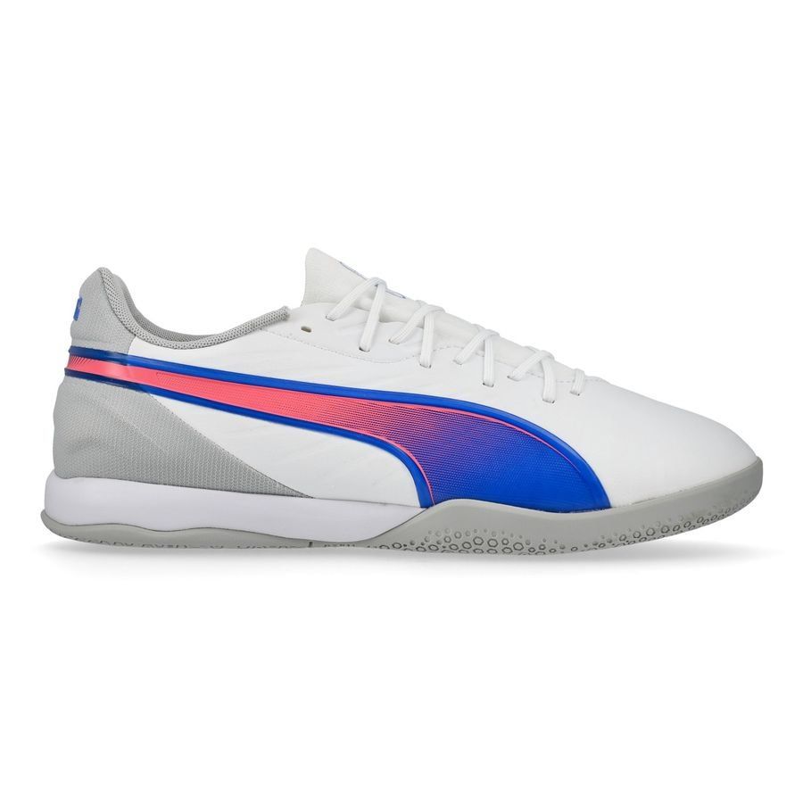 PUMA King Match IT Formula - Blanc/Bleu/Flat Light Gray