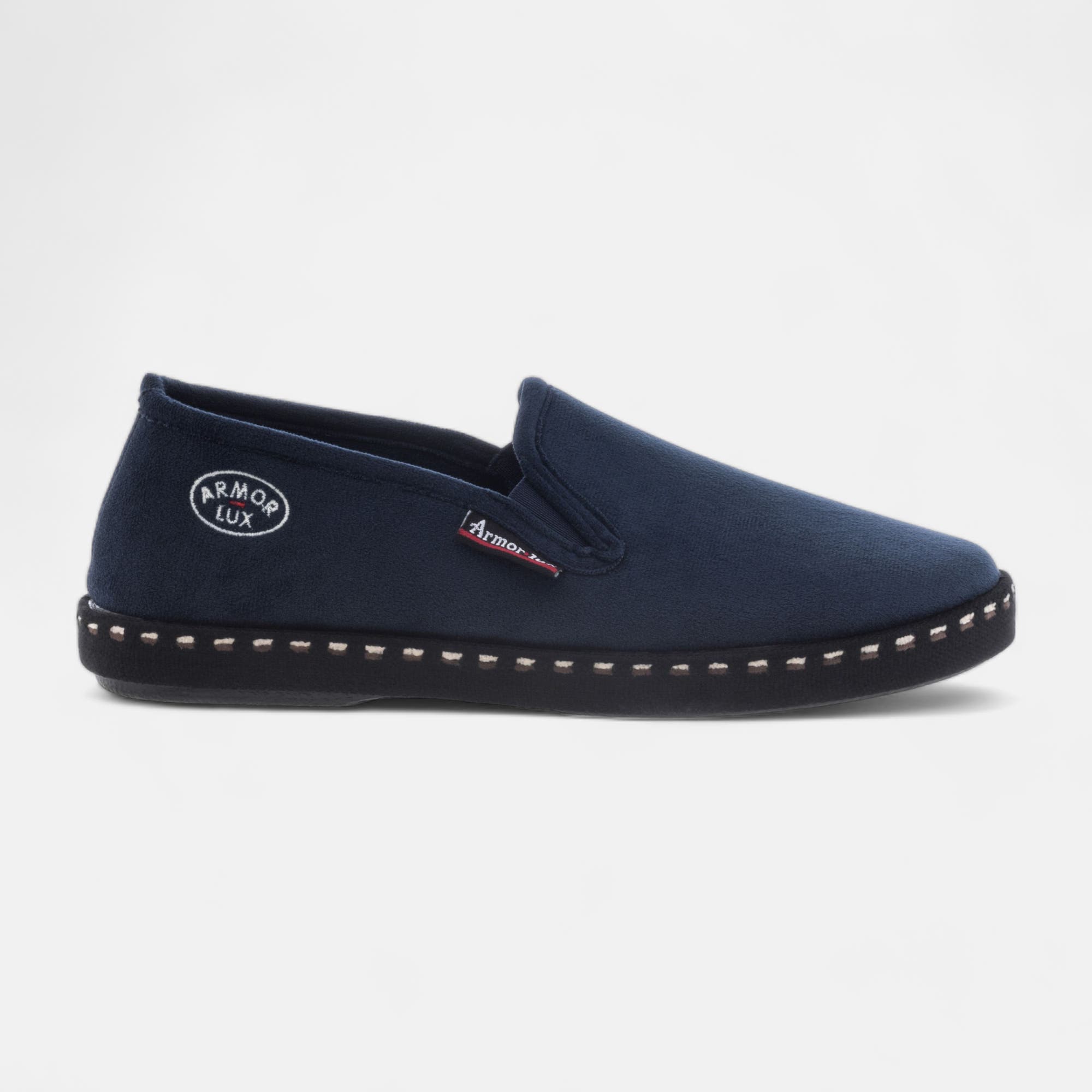 Pantoufles pieds sensibles Homme bleu marine
