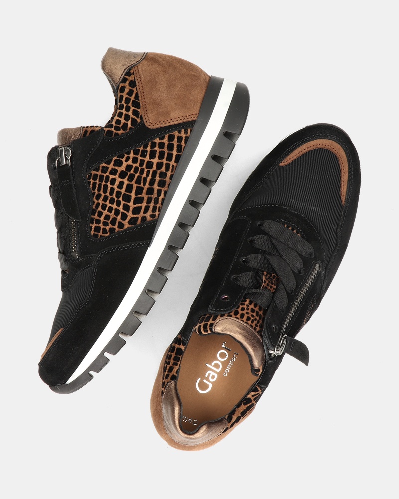 Gabor Lage sneakers  - zwart