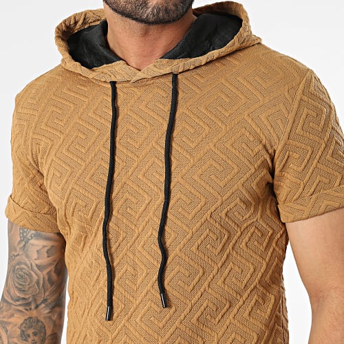 Tee Shirt Capuche Oversize Camel Renaissance