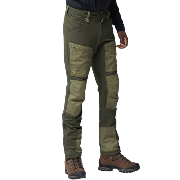 Pantalon randonnée FJALLRAVEN KEB AGILE WINTER TROUSERS M DEEP FOREST-LAUREL GREEN