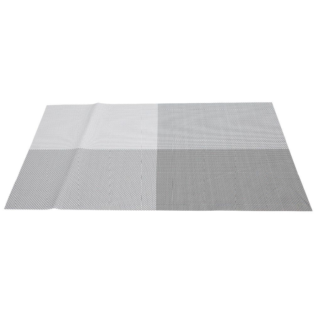 Set de table blanc et gris