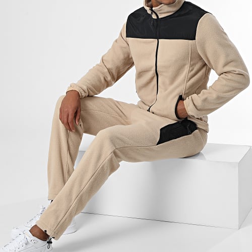 Ensemble De Survetement Polaire AGL010 Beige