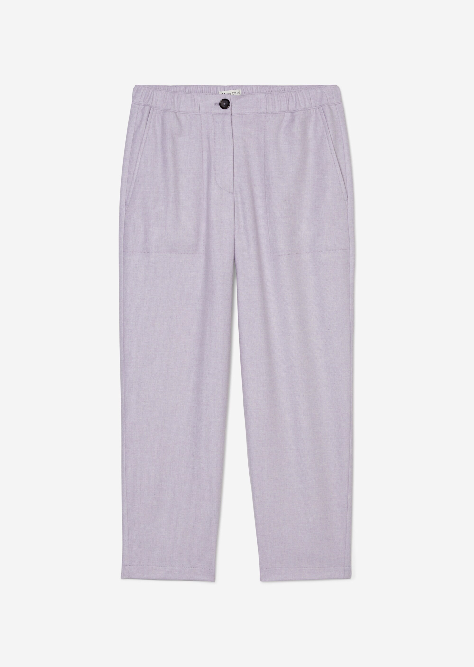 Elegante Cargo-Joggpants aus Viskose-Wolle-Mix