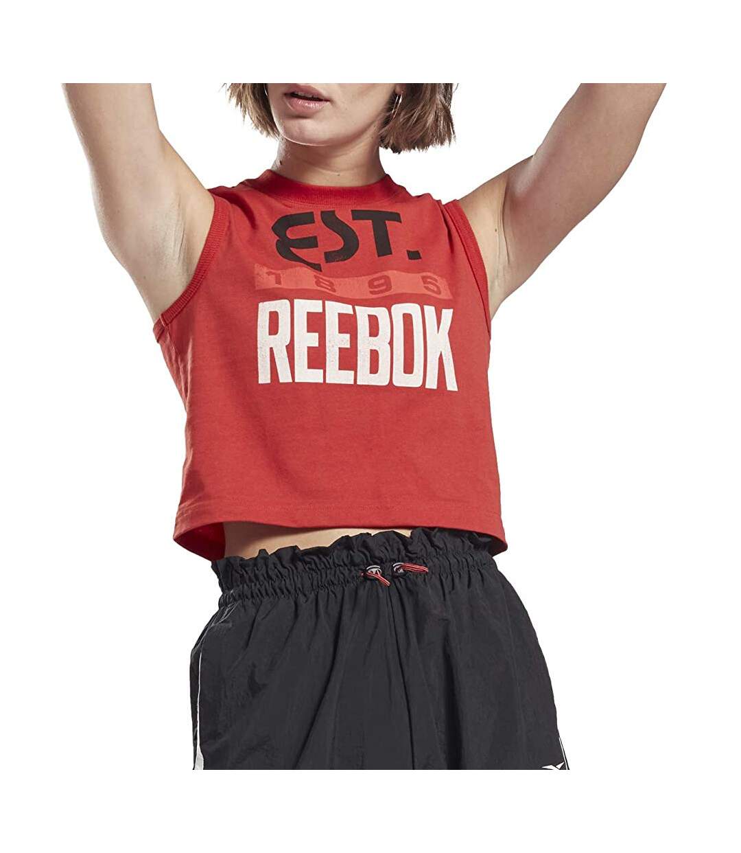 Débardeur Rouge Femme Reebok Graphic Tank