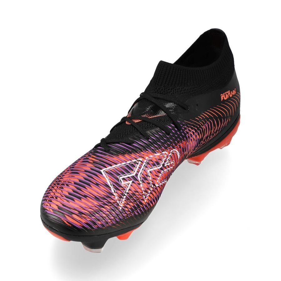 PUMA Future 8 Match FG/AG Unlimited - Noir/Blanc/Glowing Red