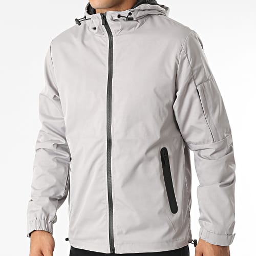 Veste Zippée Capuche ED002 Gris