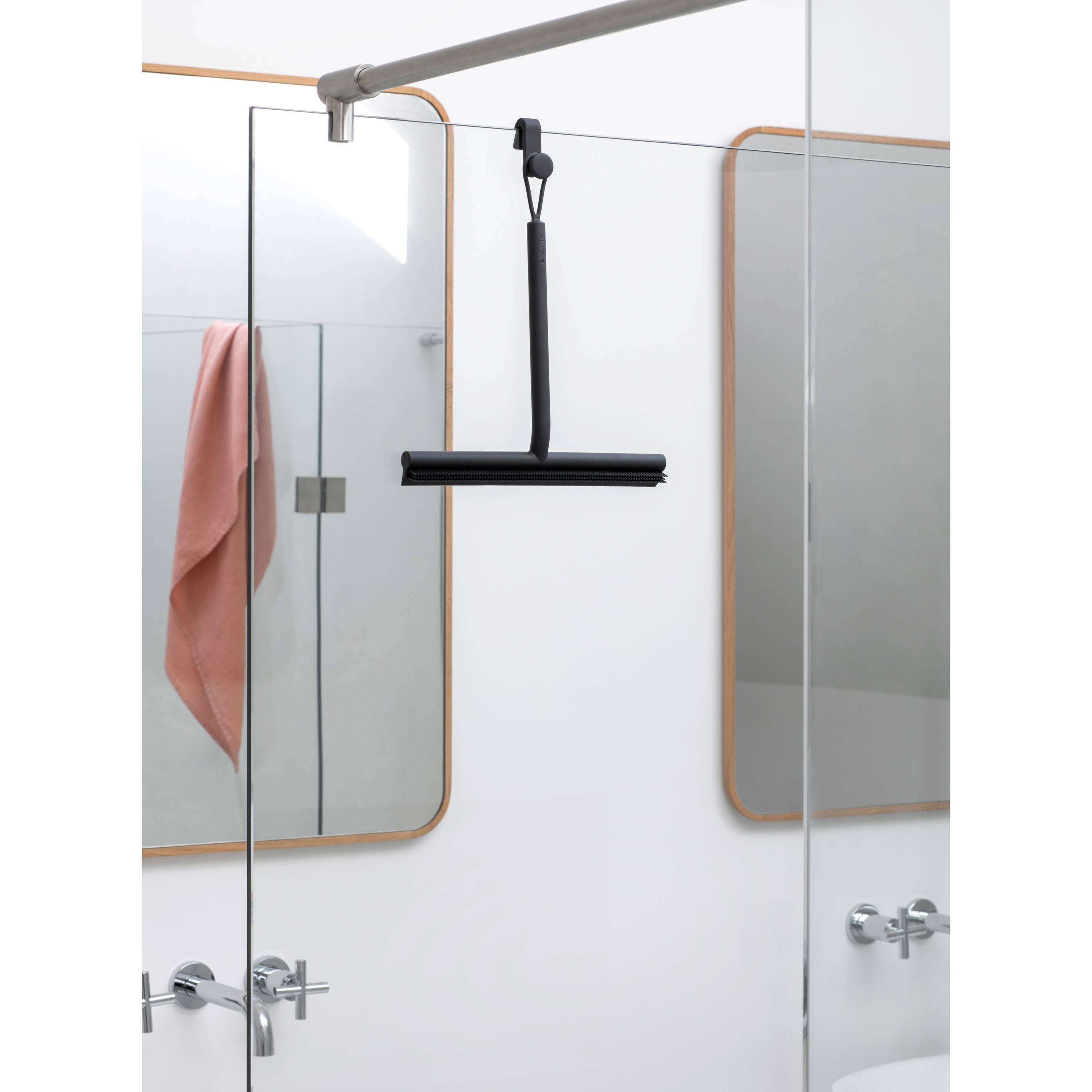 Brabantia ReNew Douchewisser - met Deurhaak - Dark Grey