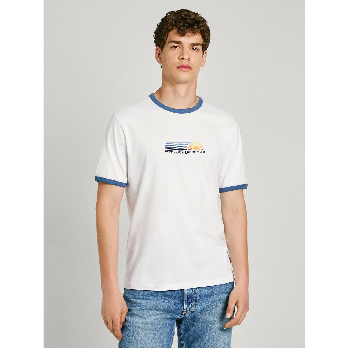 Camiseta PEPE JEANS com logotipo bordado