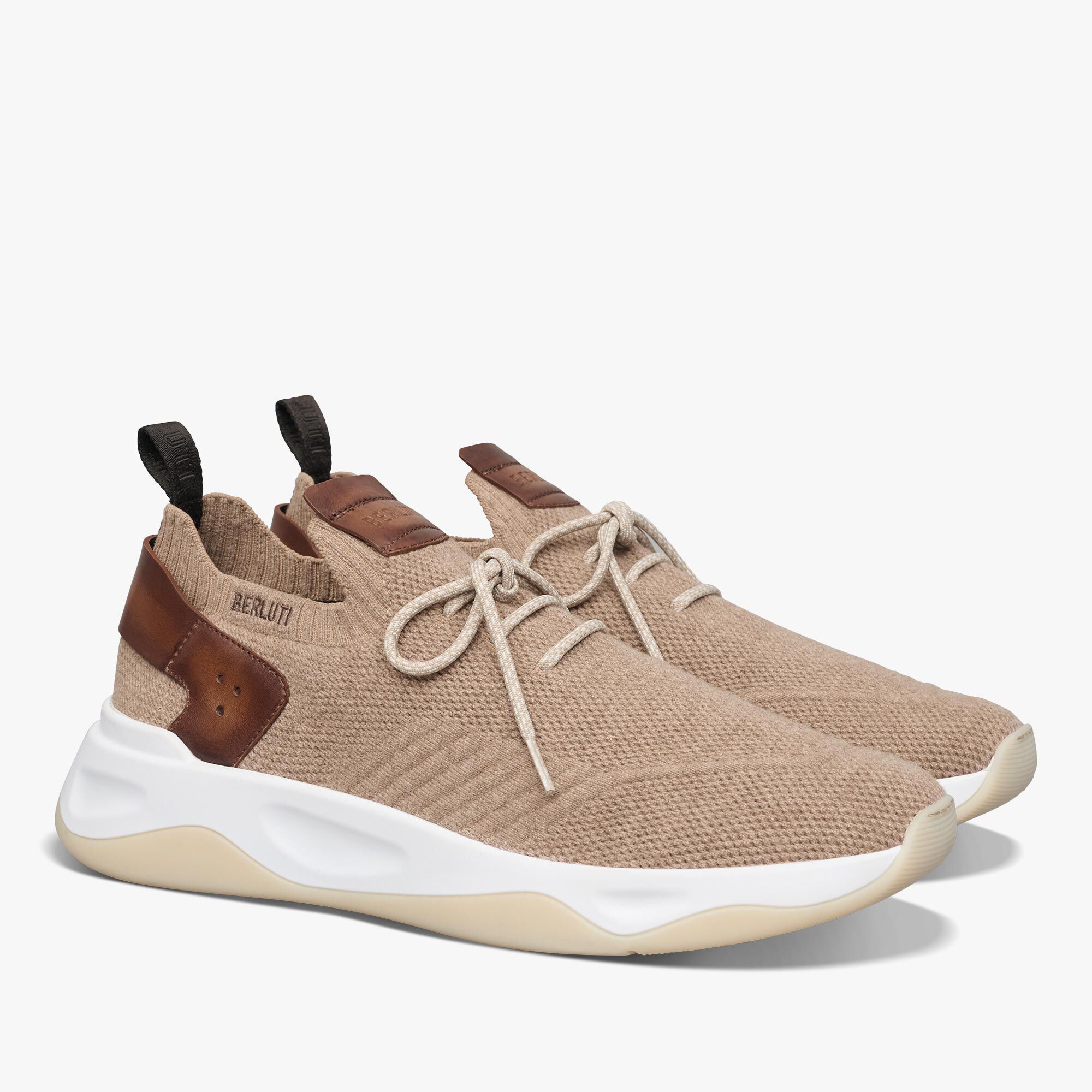 Sneaker Shadow En Cachemire Et Cuir