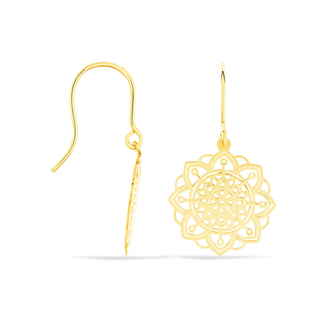 Boucles D'oreilles Pendantes Jovita Or Jaune