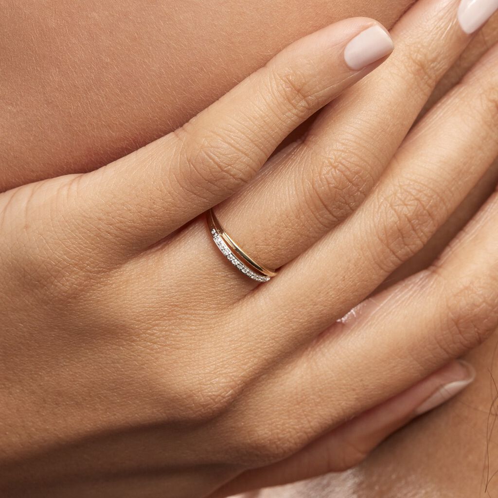Bague Arslane Or Jaune Diamant