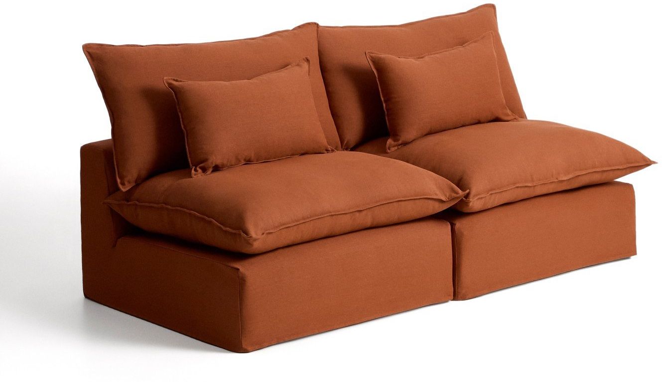 Kave Home Anarela Terracotta 3-Zitsbank
