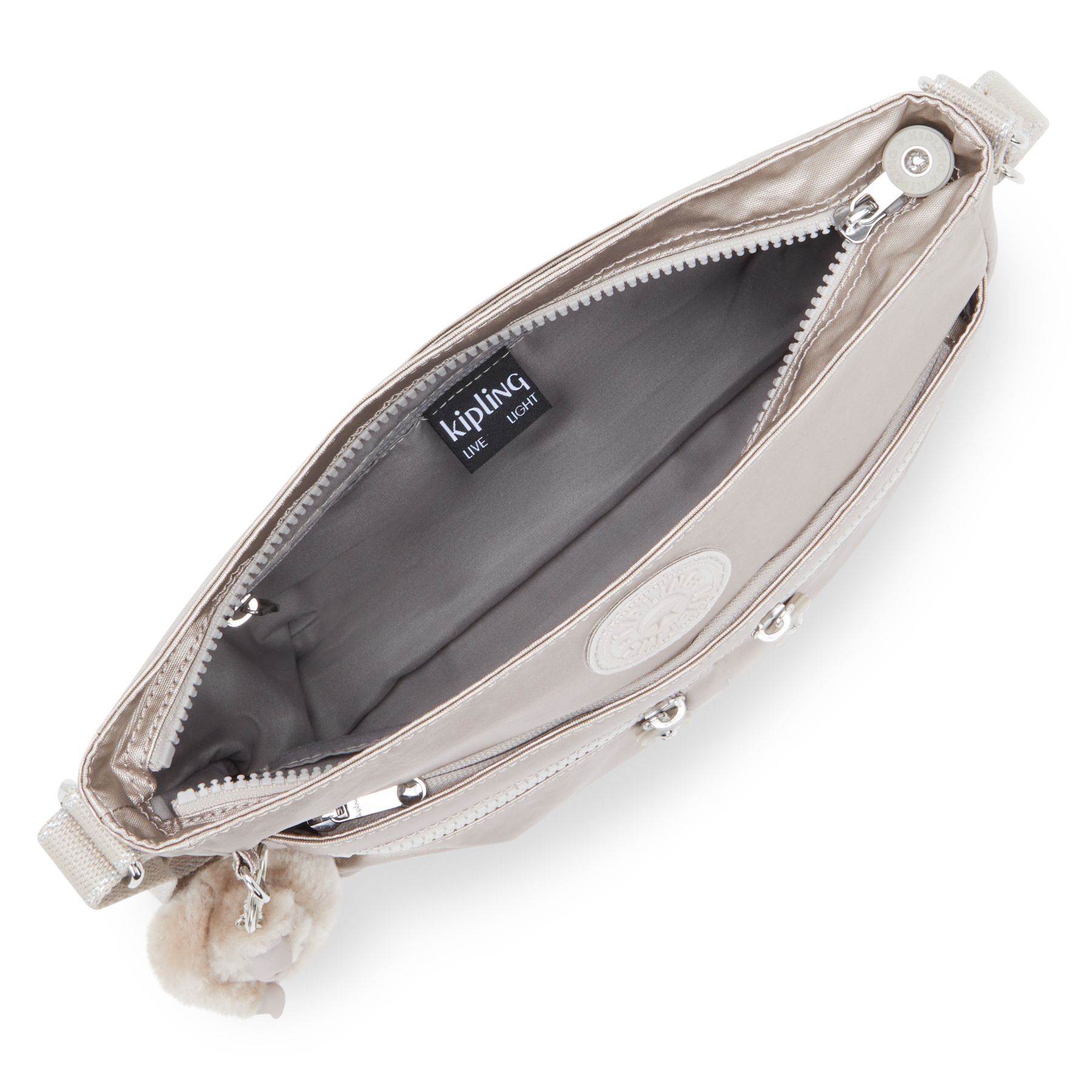 NEW ANGIE Small Crossbody - Metallic Glow
