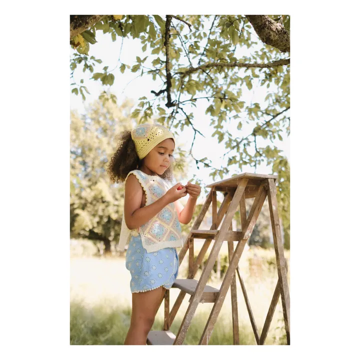 Louise Misha Short Asya Broderie Anglaise | Bleu ciel