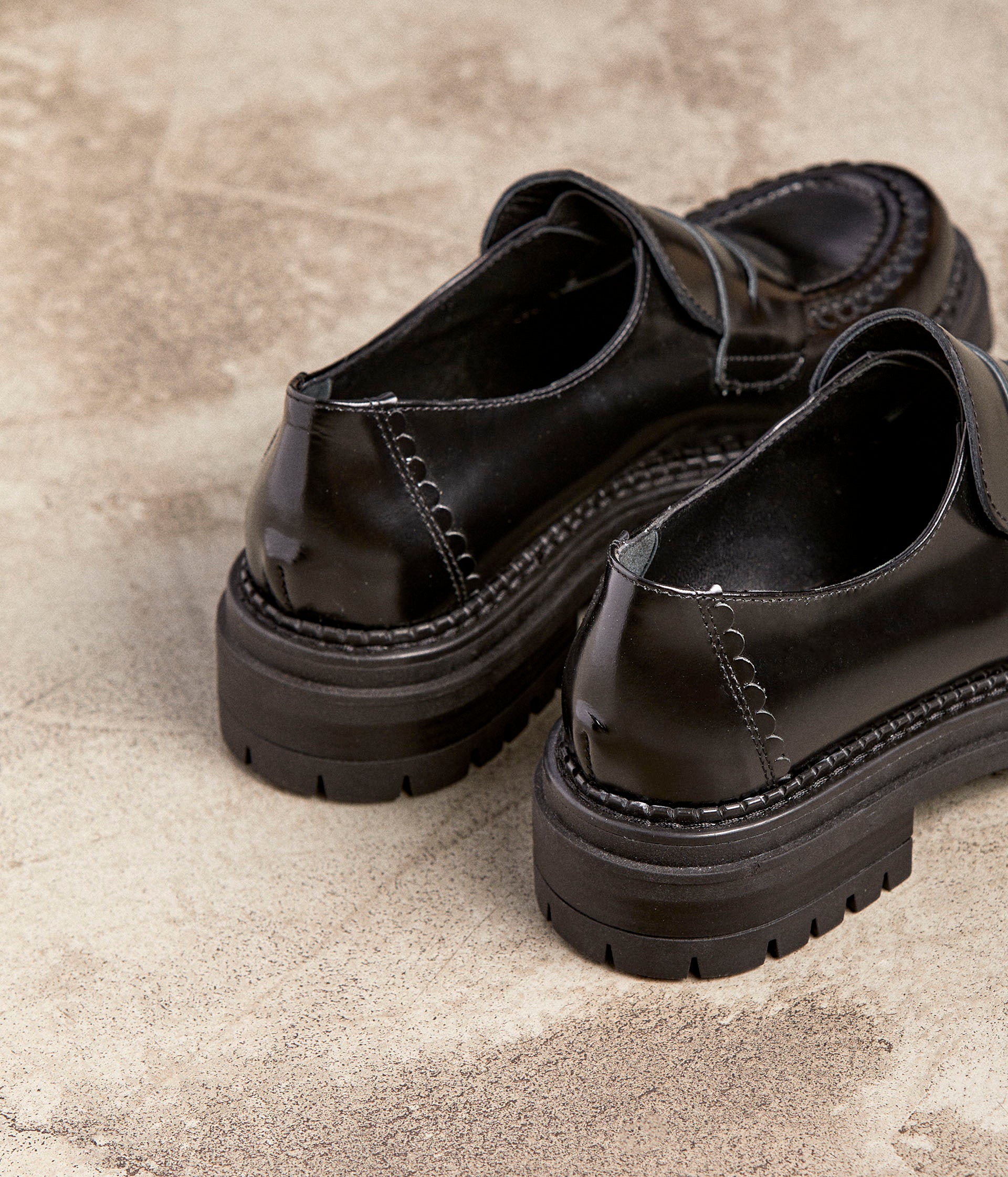 Mocassins noirs Armande