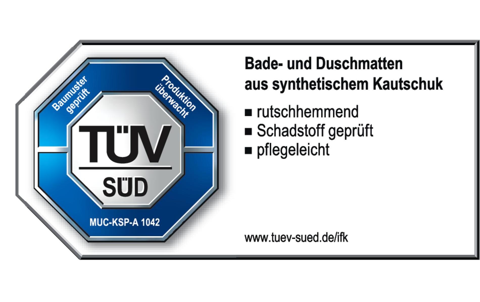 Badewanneneinlage Plattfuss GrauDusch- und Wanneneinlage