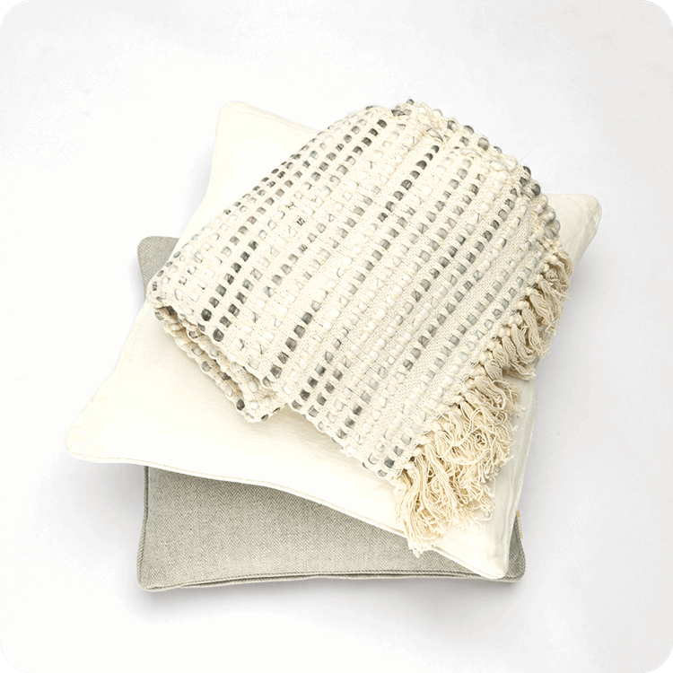 Kussen linnen Washed dewgreen