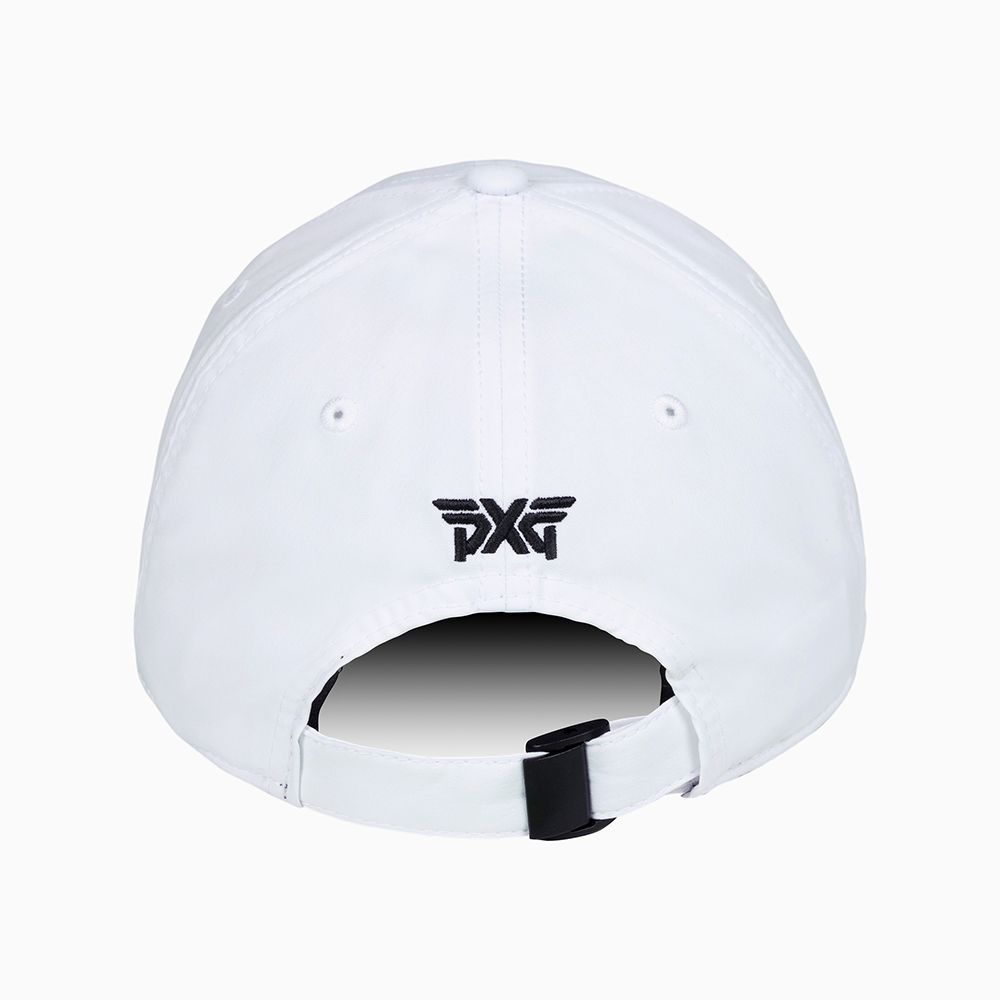 Unstructured Low Crown Caps Hvit