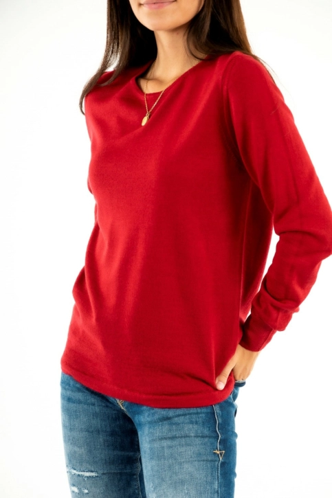 pull hiver ellemme italia 1501 rouge
