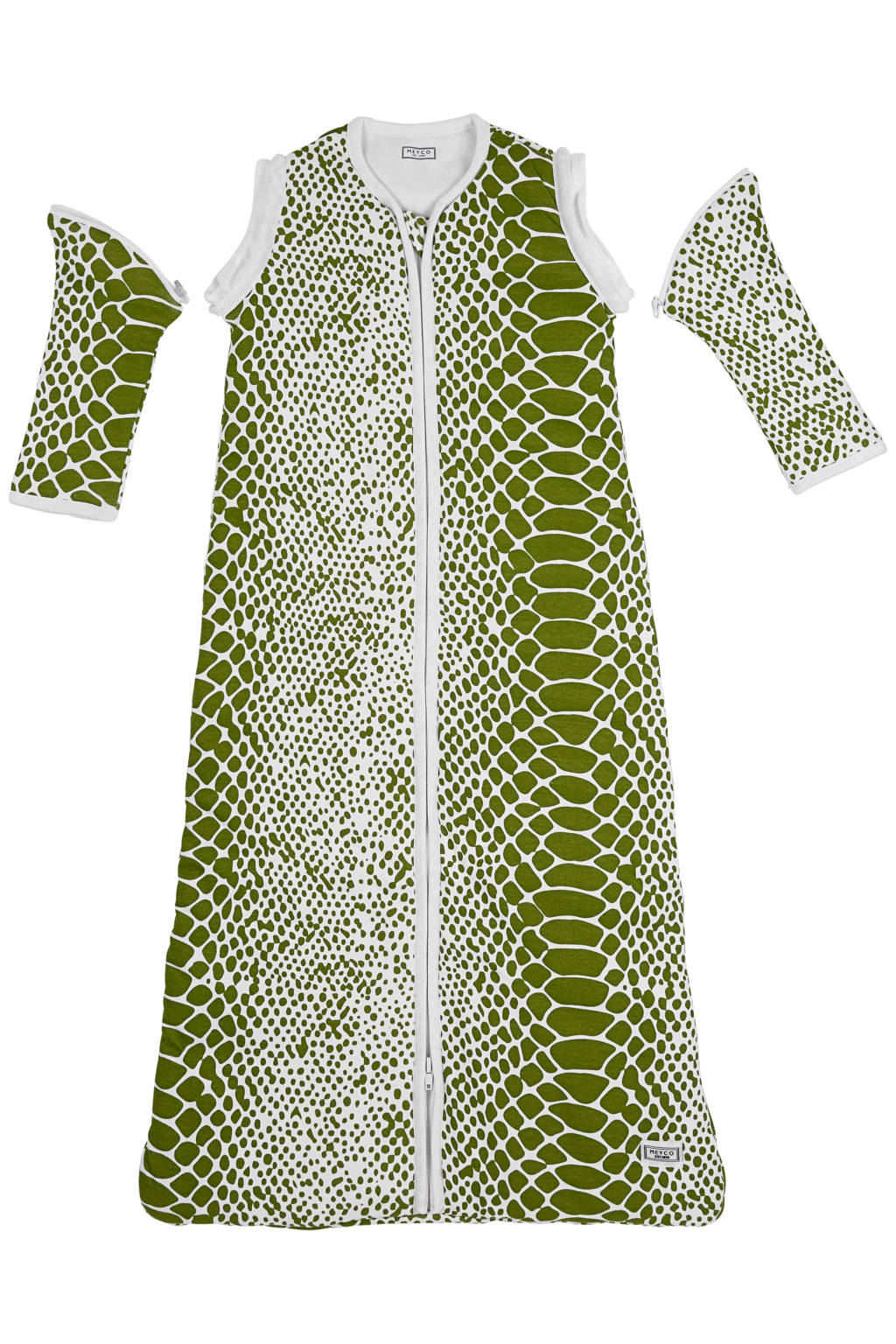 Perfectbaby slaapzak met afritsbare mouw Snake avocado