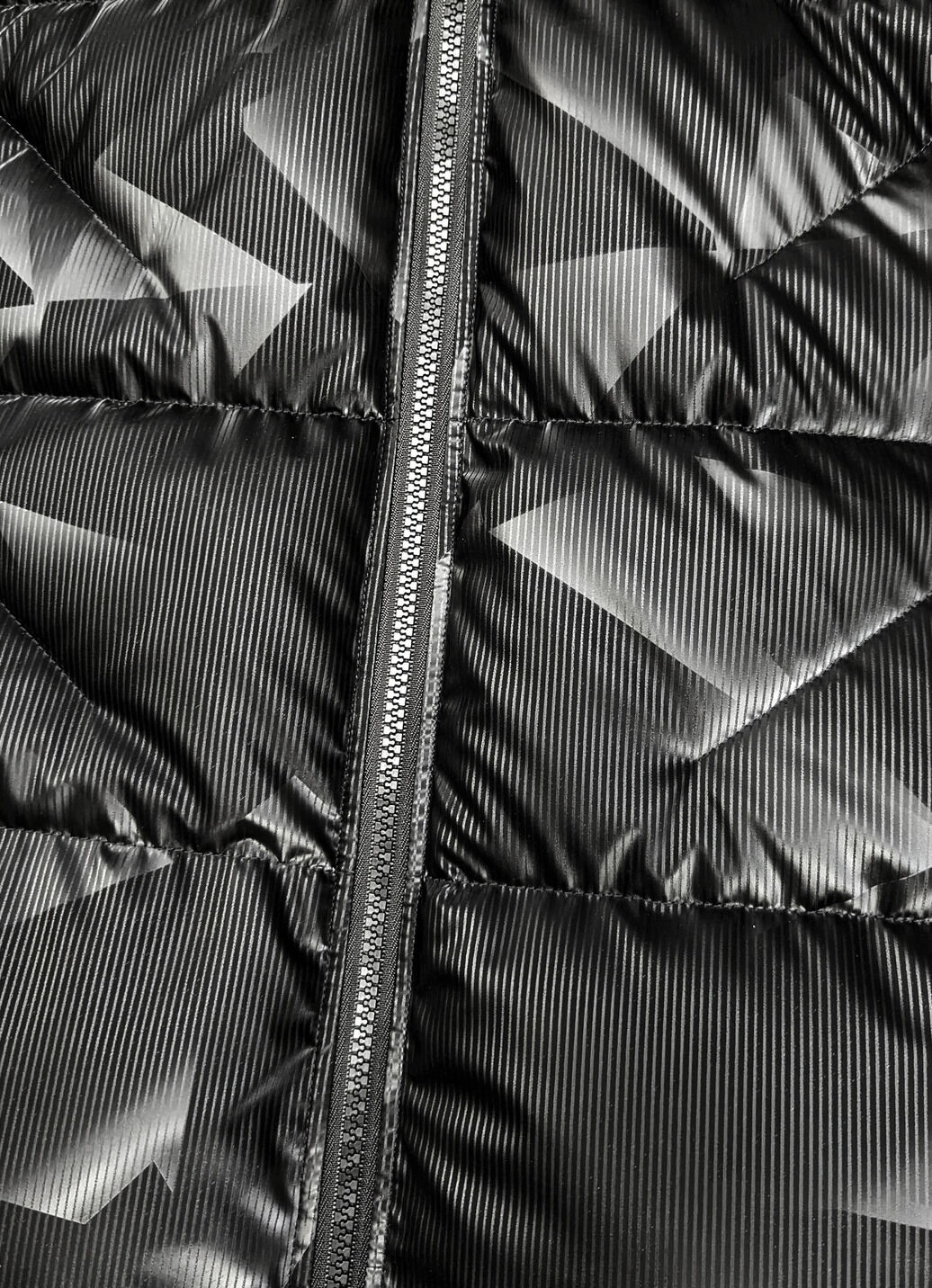 Funktionsjacke mit reflektierendem Print