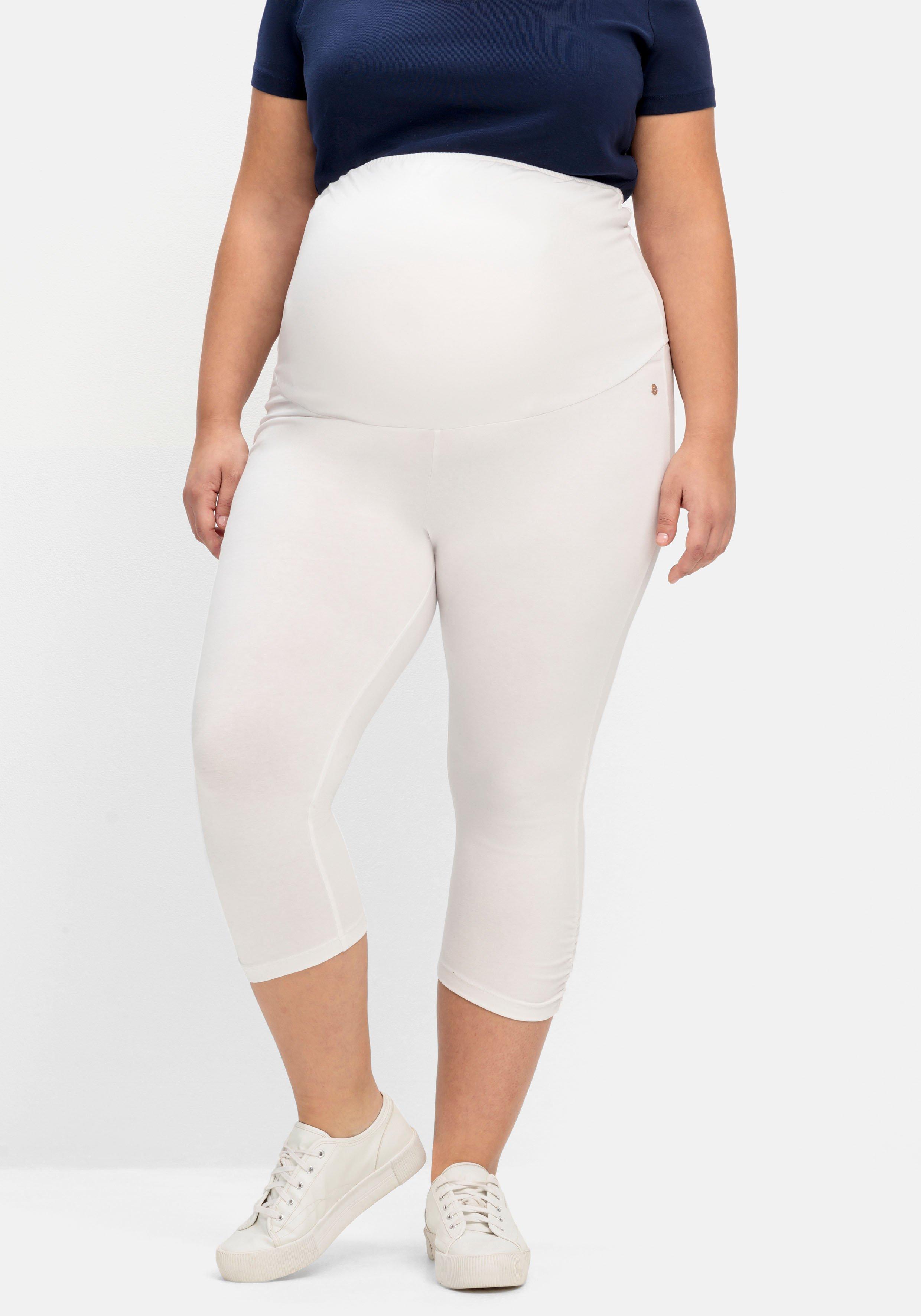 Umstands-Leggings in Caprilänge, mit Überbauchbund