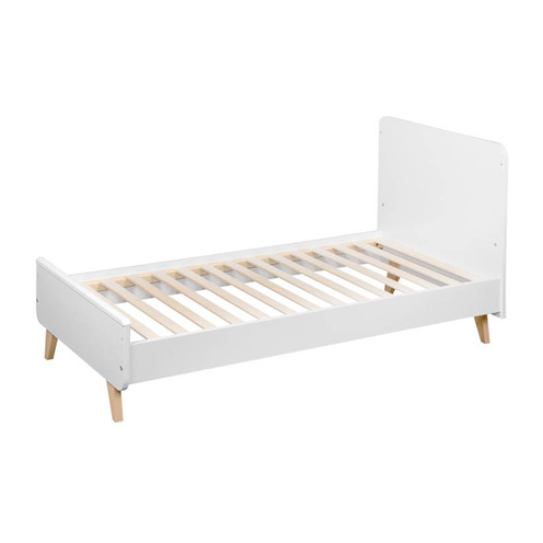 Lit transformable 60x120 en 90x200 LOFT Blanc - QUAX