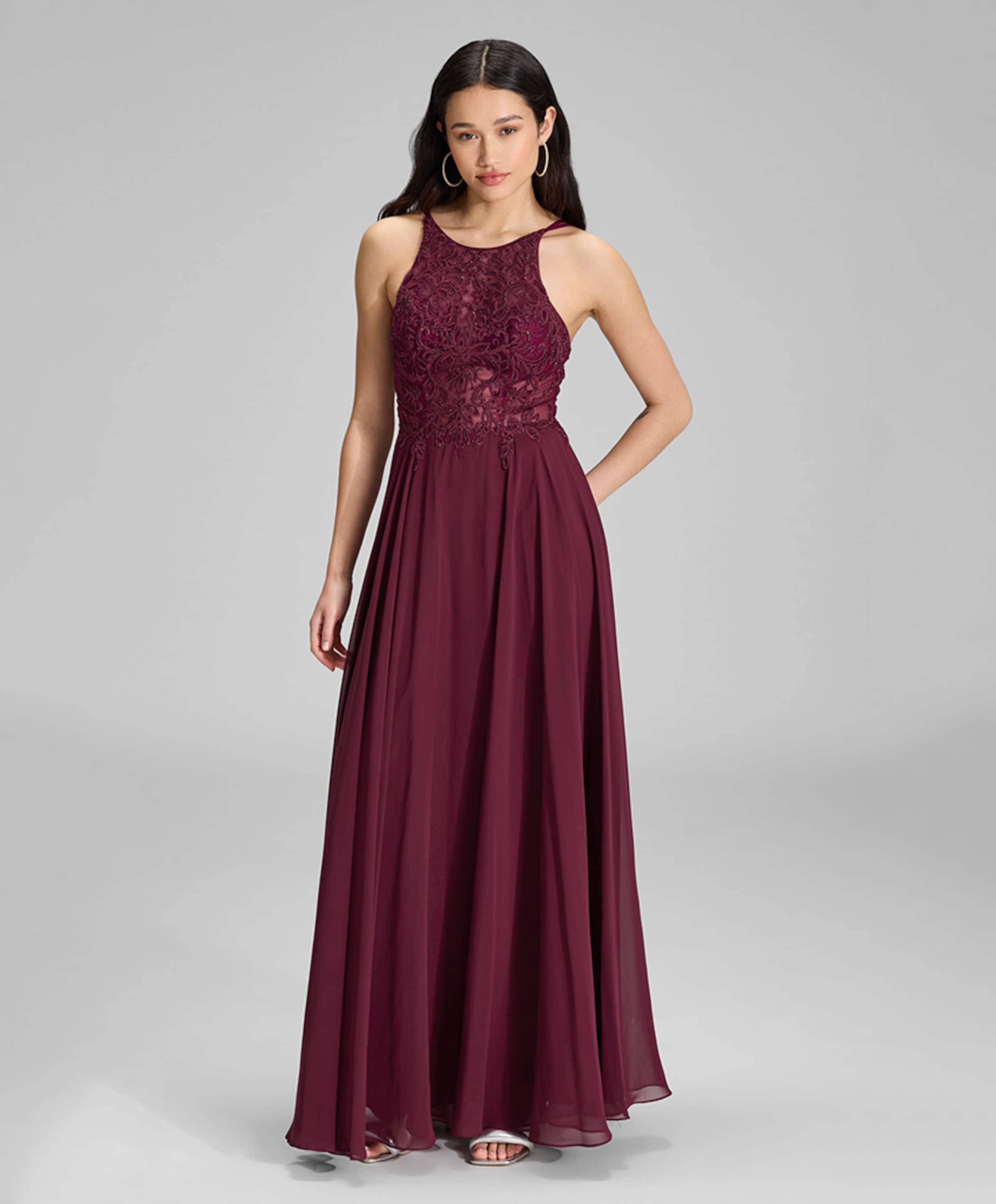 Heykyla Dames jurk bordeaux