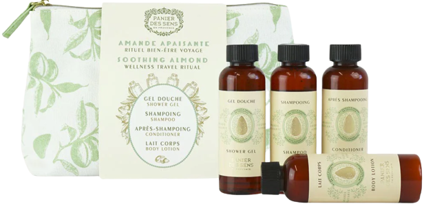 panier des sens Travel Care Kit Soothing Almond 1 stuk