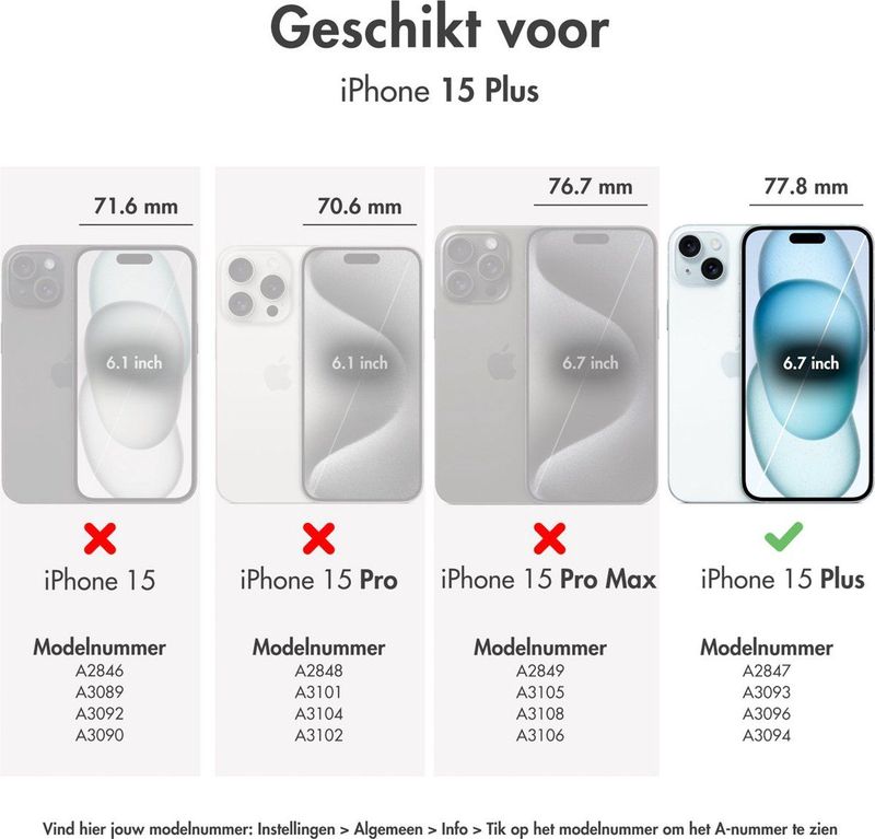 Apple Siliconenhoesje met MagSafe geschikt voor iPhone 15 Plus Clay