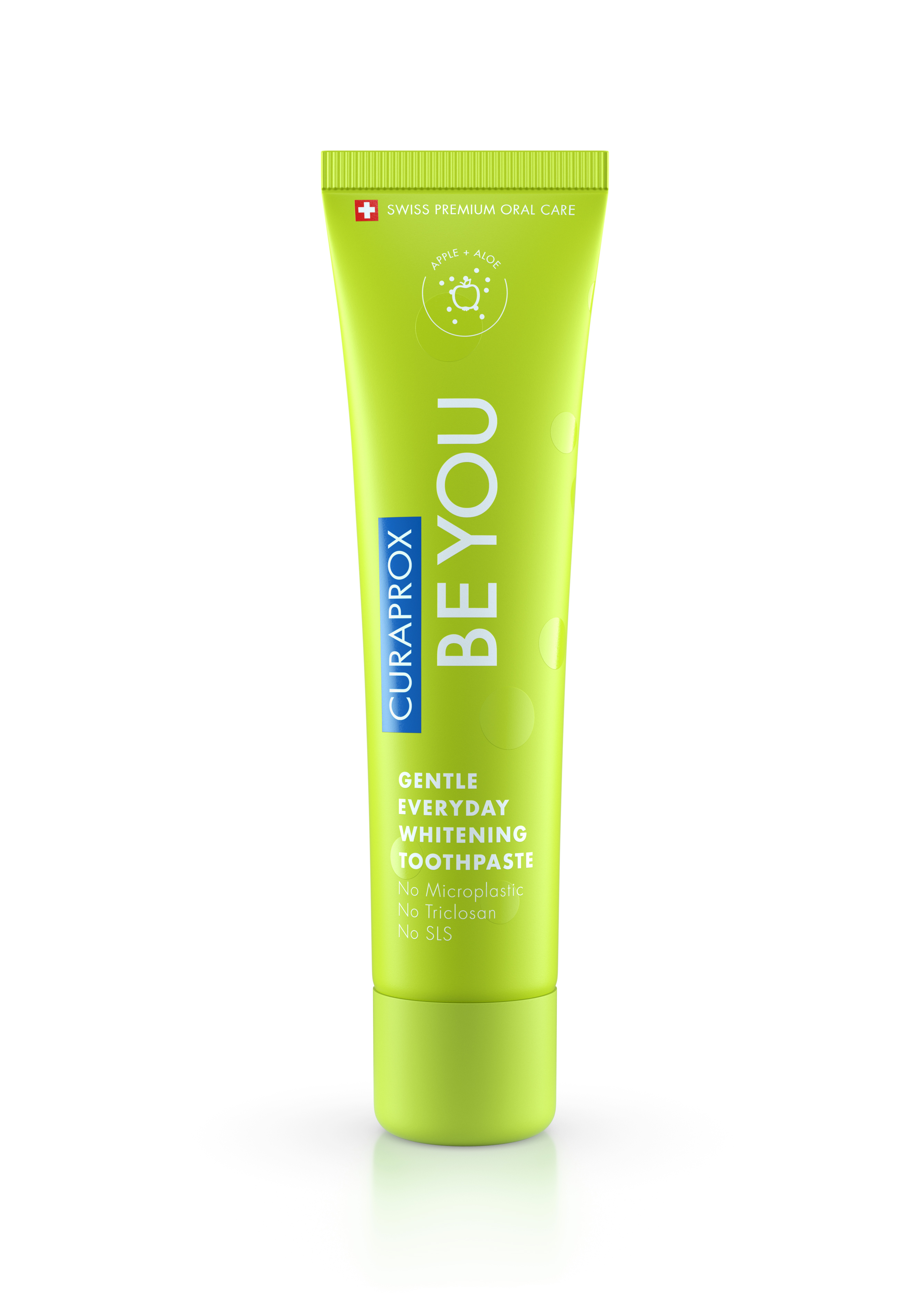 CURAPROX Be you<br>60 ml, Karton, Apfel+Aloe grün