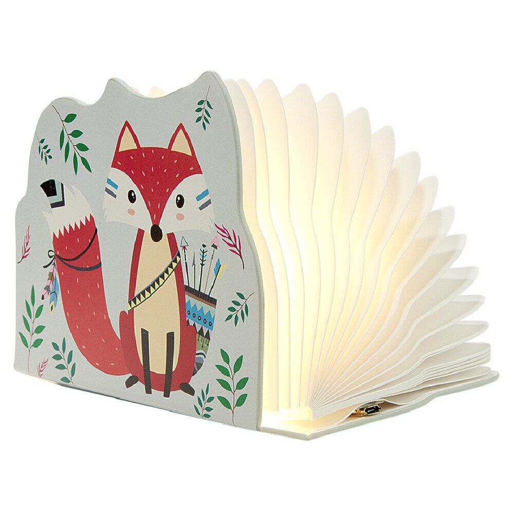 Lampe veilleuse forme livre dépliant