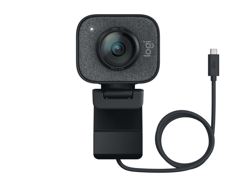 Logitech Webcam StreamCam Grafit Full-HD Streaming Webcam mit USB-C Anbindung