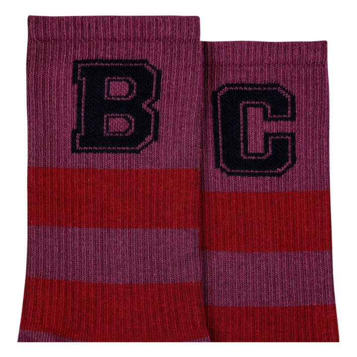 Bobo Choses Chaussettes Rayures BC | Rouge