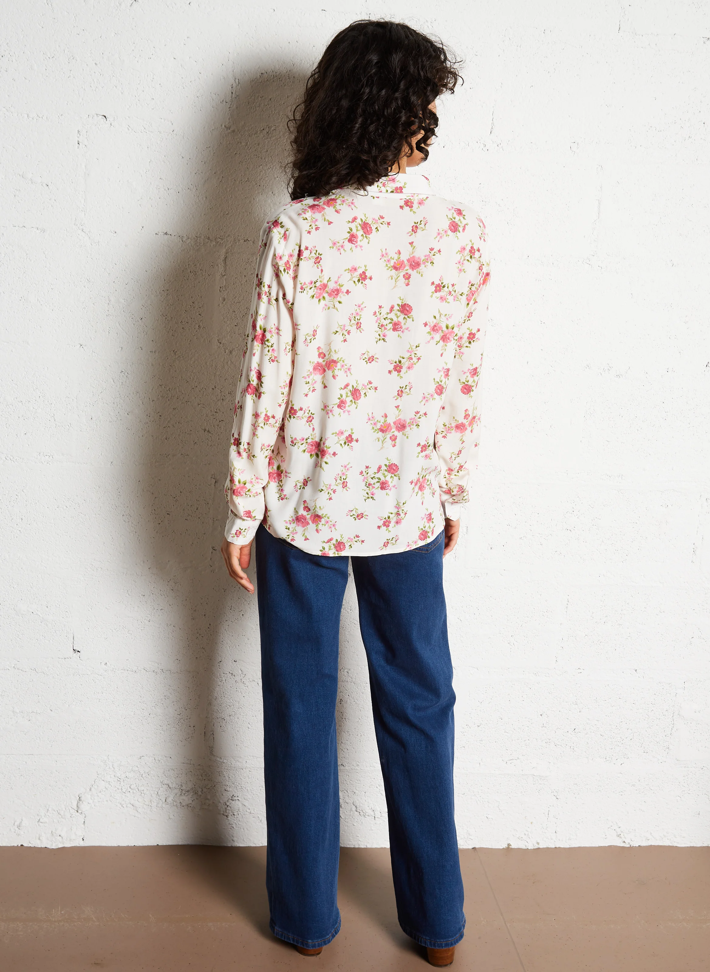 COSIE - Chemise droite à col classique | Blanc