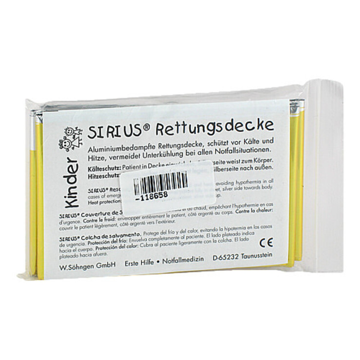 Sirius Kind.Rettungsdecke 16, 1 St