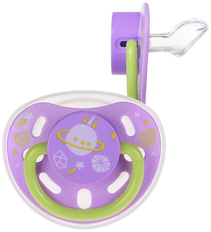 KidsMe Schnuller - Lavendel m. Fluoreszierend Ring