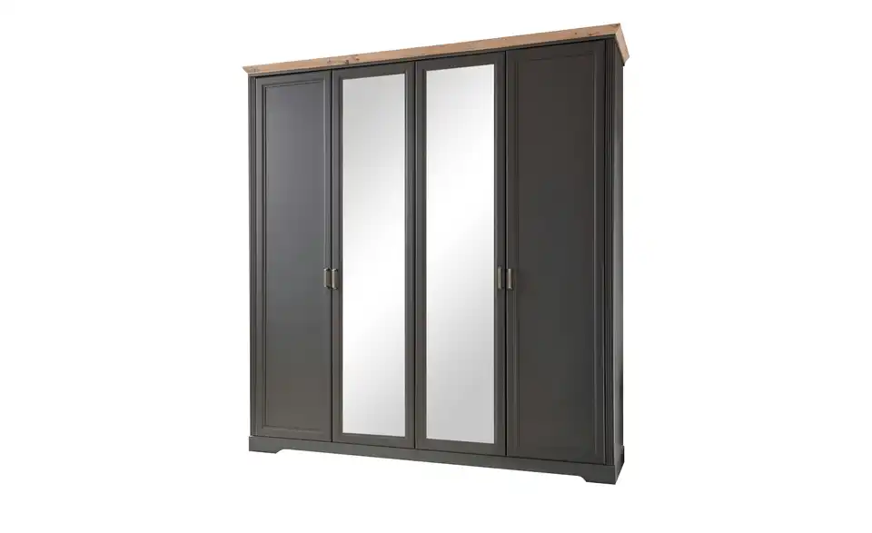 Kleiderschrank Jasmin II Graphit, Asteiche (Nachbildung) 210 cm