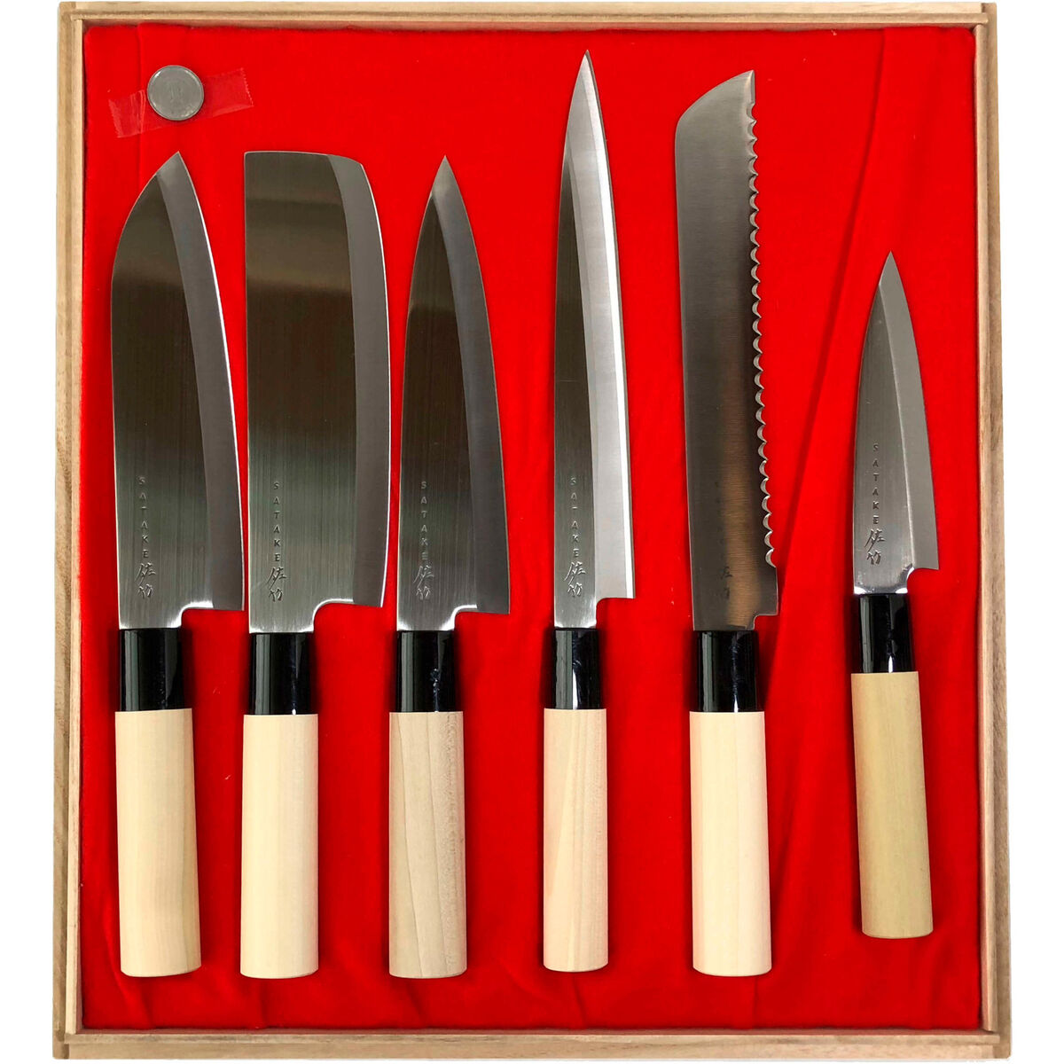 Knivsett i Balsaboks 6 Kniver