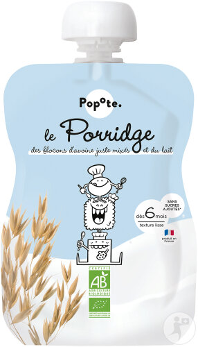 Popote Le Porridge Dès 6 Mois 100g