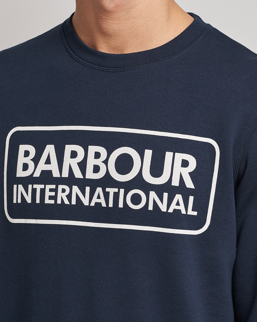 Barbour International Large Logo Sweatshirt Navy